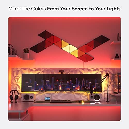 Nanoleaf Shapes Triangle Lights, Smart RGBW LED Wall Light Panels - Image 5