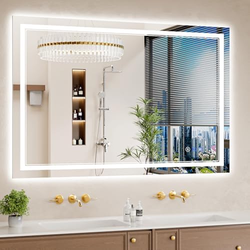 32"x48" LED Bathroom Mirror by WISSMIELSHOME