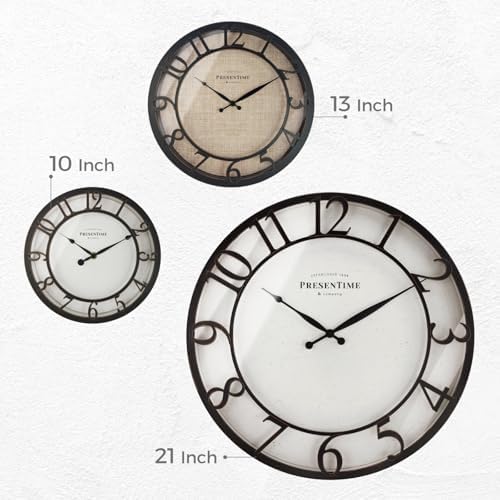 Presentime 13" Farmhouse Series Wall Clock - Image 6