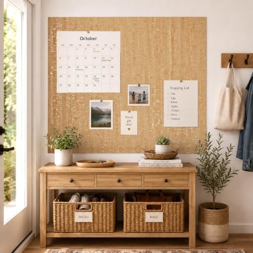 VEELIKE Natural Bamboo Peel and Stick Wallpaper - Image 2