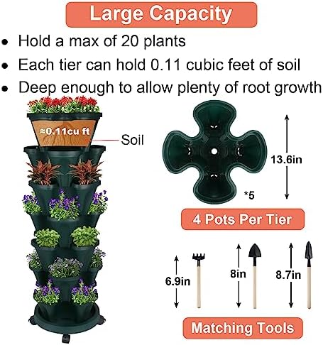 GameXcel Vertical Planter Tower - Image 5