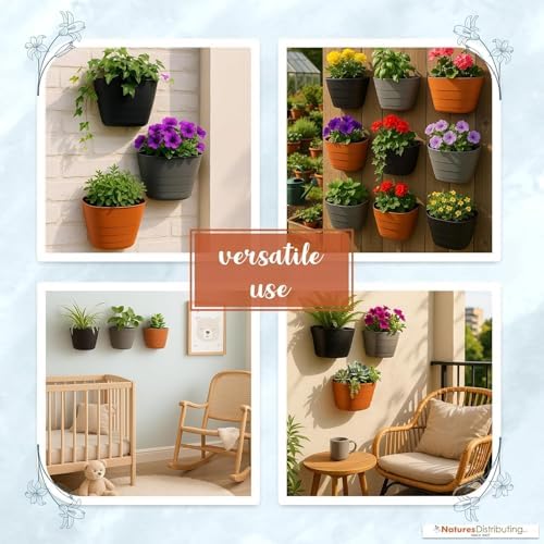 12 Inch Self-Watering Wall Planter - Image 4
