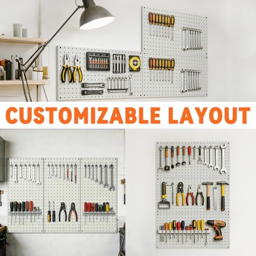 Ultrawall Metal Pegboard Panels, Pegboard Wall Organizer - Image 4