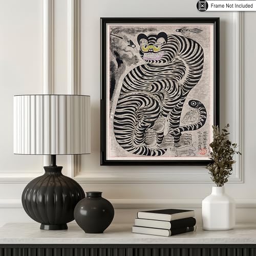 Poster Master Vintage Talismanic Tiger and Magpies Poster - Image 3