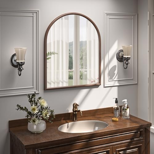 30"x36" Arch Wall Mirror for Wall, Wall Mounted Vanity Mirror for Bedroom - Image 5