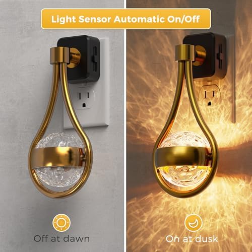 L LOHAS LED Night Lights Plug Into Wall, 2 Pack Star Projector Nightlight - Image 3