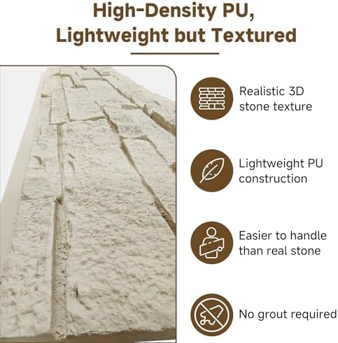 Faux Stone Wall Panels, 3D Artificial Rock Siding - Image 4