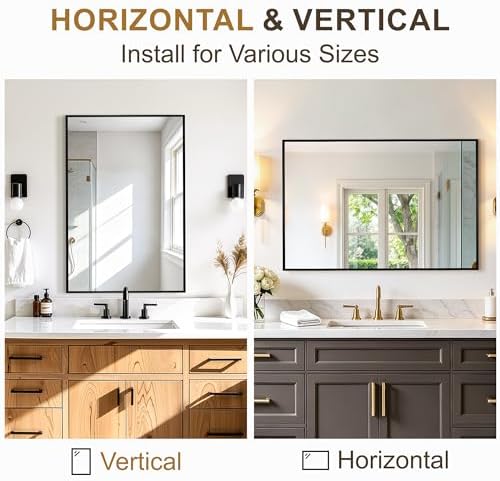Rectangular Bathroom Mirror - Image 4