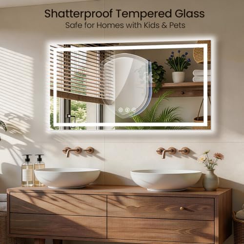 60"x30" LED Bathroom Mirror - Image 5