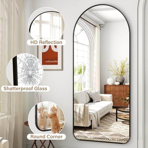 Arched Full Length Mirror 64"x21" - Image 4