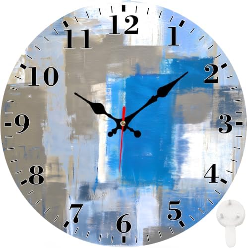 12" Silent Wall Clock, Round Wall Clock by Unknown