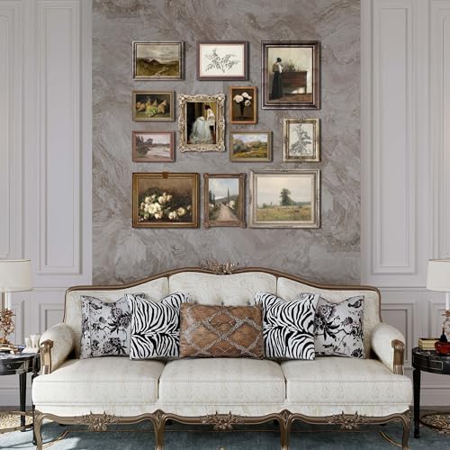 LANCHI95 12 Pcs Unframed Vintage Moody Reading Art - Image 7