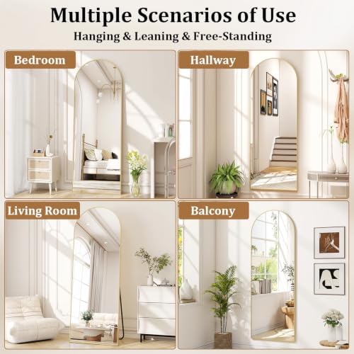 Arched Full Length Floor Mirror - Image 7