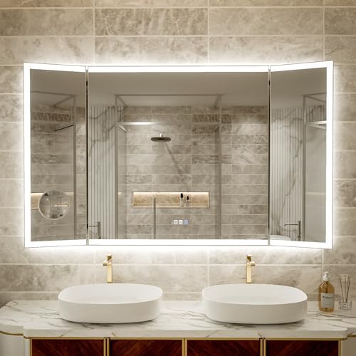 60x36 Trifold Bathroom Mirror by YUGAHompack