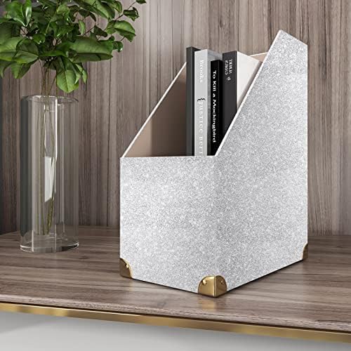 Stickyart Self Adhesive Silver Glitter Contact Paper Peel and Stick Textured - Image 4