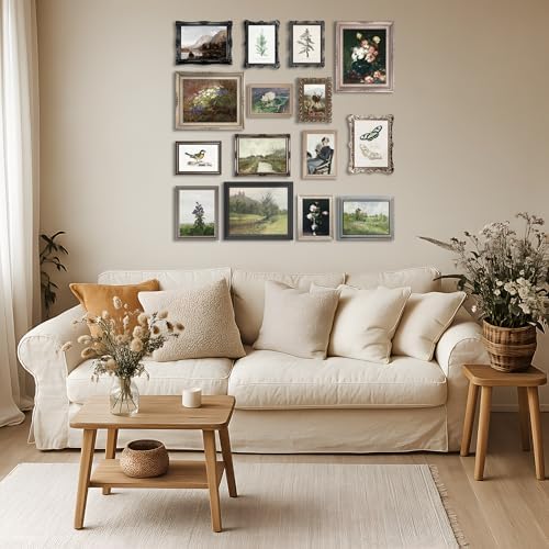 LANCHI95 15 Pcs Moody Vintage Wall Art - Image 4