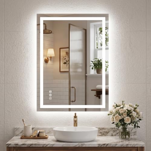 Antok 24x32 LED Bathroom Mirror by AntokMirror