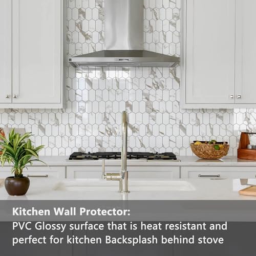 Vamos Tile Long Hexagon Peel and Stick Backsplash Tile - Image 5