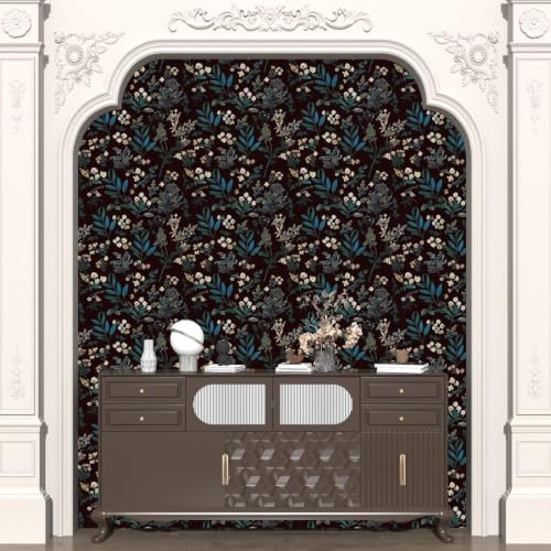 Laatse Vintage Floral Peel and Stick Wallpaper 17.5'' x 787'' - Image 3