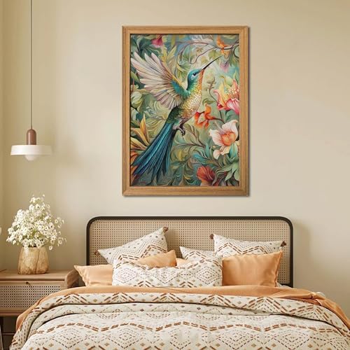 Framed Vintage 3D Textured Wall Art - Image 4