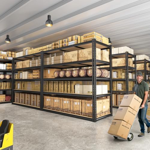 ROOMFAVE 48" W Garage Shelving Heavy Duty 2800LBS, 5 Tier - Image 2