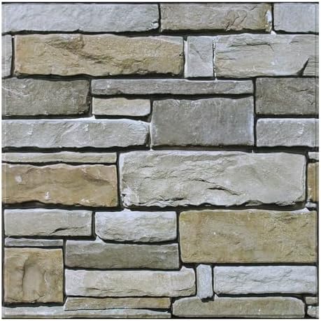 3D Faux Stone Wall Panels Peel and Stick, Designed by SMOOSTIKCDECOR