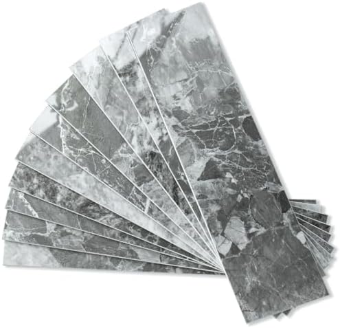 AULIGET 40-Piece Polished Grey Marble by AULIGET