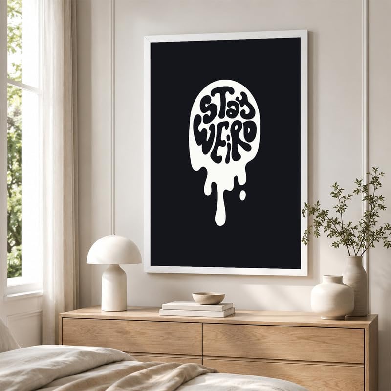 InkFlow Posters Stay Weird Canvas Poster - Image 4