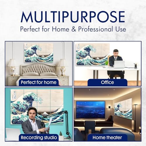PINWELIFE® Masterpiece Acoustic Art Panels, Decorative Acoustic Wall Art - Image 5