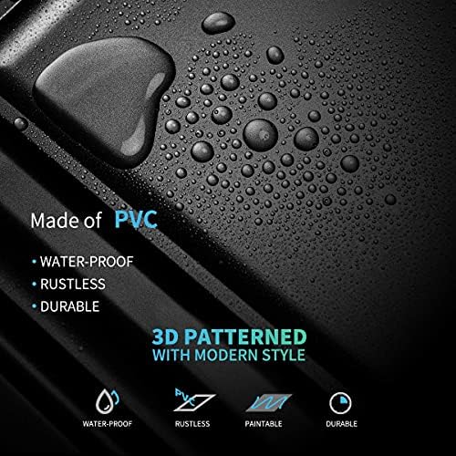 Art3d PVC Ceiling Tiles, 3D Plastic Sheet in Black, 2 x 2 ft - Image 5