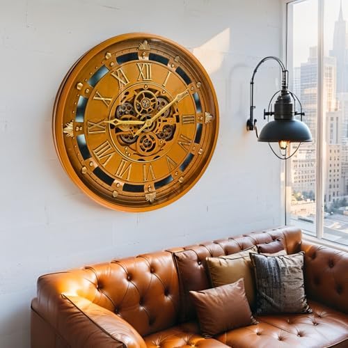 ImprovingLife The Gears Clock 26'' inch Wall Clock - Image 4