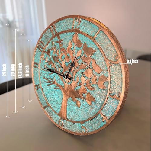 Handmade Copper Wall Clock Artisan Touch in Every Piece - Image 6
