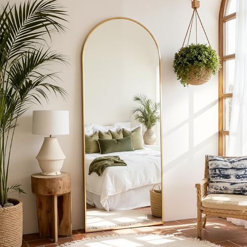 Arched Full Length Mirror 65"x24" Leaning Hanging - Image 4