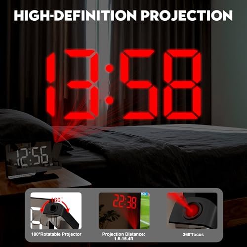 SZELAM Digital Clock, Alarm Clock Bedside - Image 4