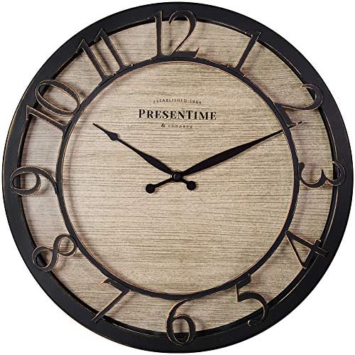 Presentime 13" Farmhouse Series Wall Clock by Presentime