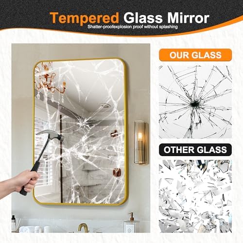 Delma Bathroom Vanity Mirror - Image 6
