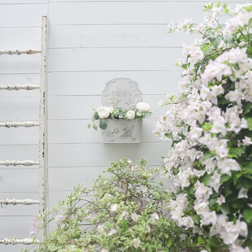 BIG FORTUNE Metal Wall Mount Planter Wall Vases - Image 3