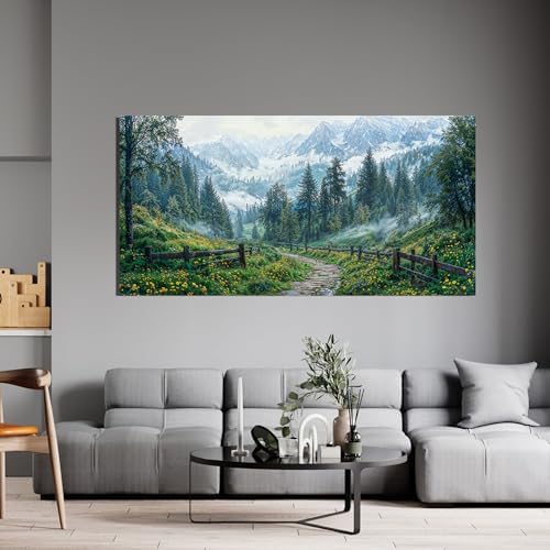 Canvas Wall Art Decor Canvas Art Wall Decor Modern Large Landscape Wall Art - Image 3