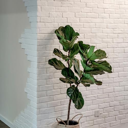 40 Pcs White Thin Brick Veneers, 2.4" x 7.9" Wall Brick, 3D Faux Brick - Image 4