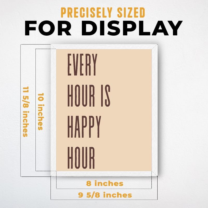 InkFlow Posters Every Hour Happy Hour Canvas Poster - Image 3