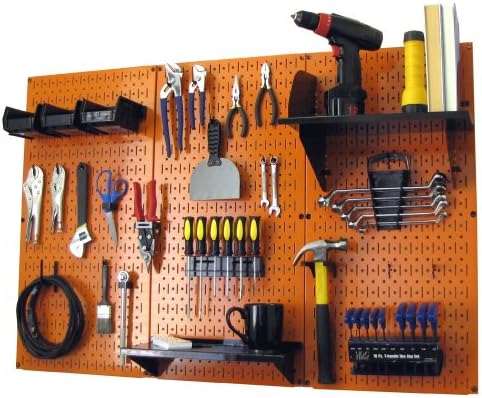 Wall Control 4 ft Metal Pegboard Standard Tool Storage Kit by Wall+Control