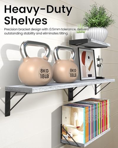BAYKA Wall Mounted Floating Shelves - Image 4