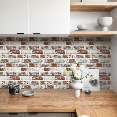 COMSTICKC 3D Faux Brick Wall Panels Peel and Stick - Image 2
