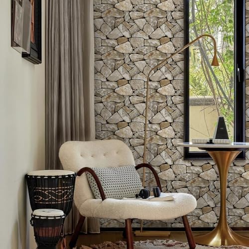 COMSTICKC 3D Peel and Stick Faux Stone Wall Panels - Image 2