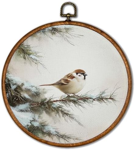 KSDUT Winter Bird Wall Decor Art by KSDUT
