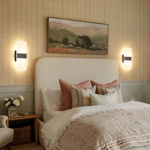 Modern Dimmable LED Wall Sconce Set of 2 - Image 3