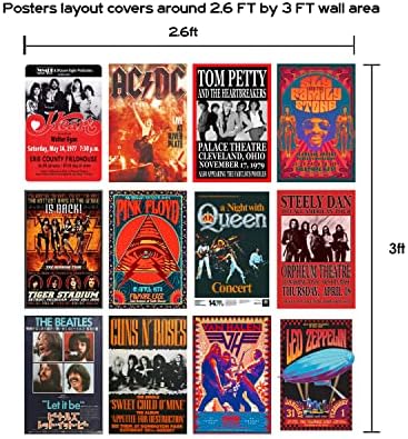 Woonkit Vintage Rock Band Posters - Image 7