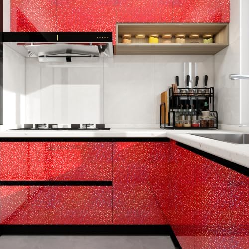 JPK Red Holographic Star wallpaepr - Image 6
