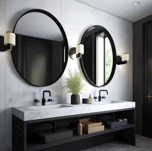 USHOWER 2- Pack Bathroom Mirrors by USHOWER