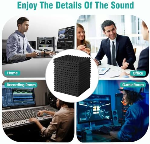 100 Pack Sound Proof Foam Panels - Image 5